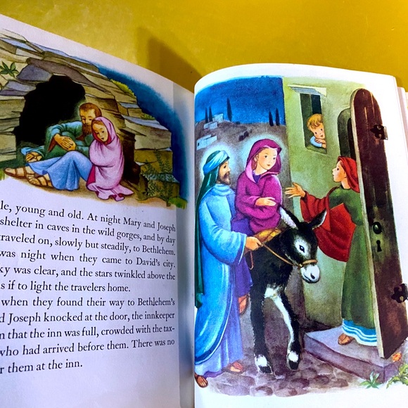 A LITTLE GOLDEN BOOK VTG 1946 THE STORY OF JESUS #27 HARDCOVER BOOK - Picture 13 of 15